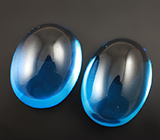 Пара топазов 44,69 карат 