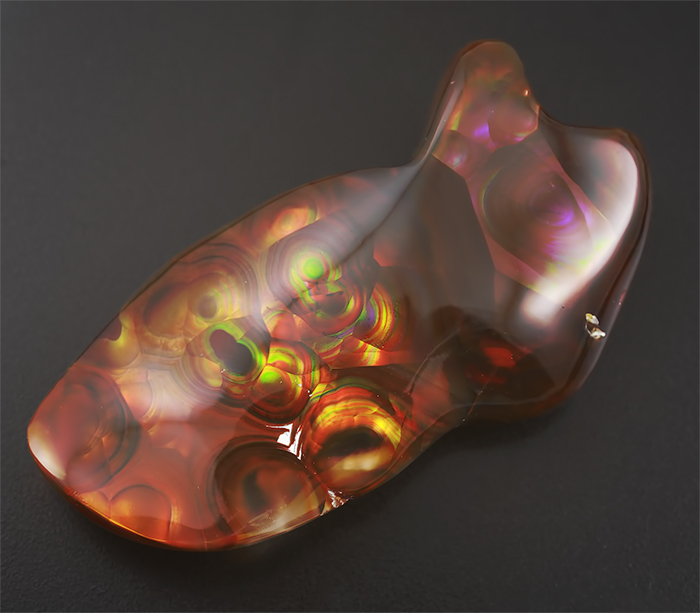 Мексиканский огненный агат 21,78 карат