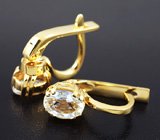 Серьги с лейкосапфирами