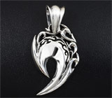 Серебряная подвеска «Пламенный Коготь» Серебро 925