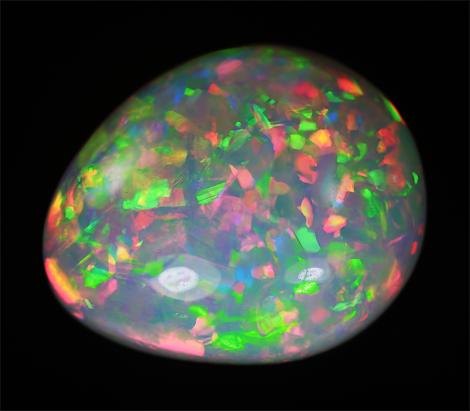 Эксклюзив! Потрясающий эфиопский кристаллический опал 18,33 карат