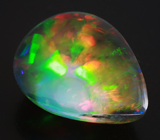 Кристаллический черный опал 2,54 карат 