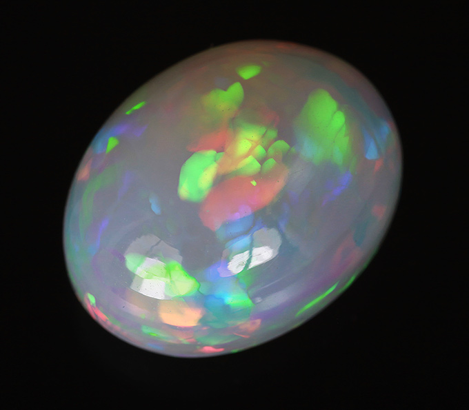 Кристаллический Welo опал 5,37 карат