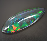 Кристаллический черный опал 3,28 карат 