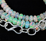 Колье из 144 эфиопских Welo опалов 54 карат 