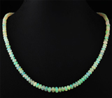 Колье из 144 эфиопских Welo опалов 54 карат 