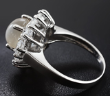 Элегантное серебряное кольцо с лунным камнем 2,3 карат Серебро 925