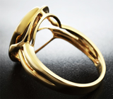 Золотое кольцо с австралийским дублет опалом Золото