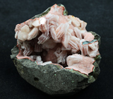 Очень редкий минерал! Жеода розового эпистильбита 80 грамм 