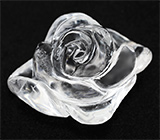 Миниатюра «Роза» из цельного кварца 104 карат 