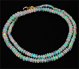 Колье из 180 эфиопских опалов 35+ карат 