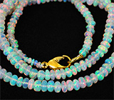 Колье из 180 эфиопских опалов 35+ карат 