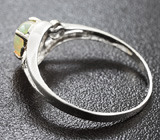 Серебряное кольцо с эфиопским solid опалом Серебро 925