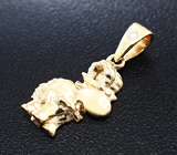 Скульптурная золотая подвеска «Символ Нового Года»! Эксклюзивный подарок Золото