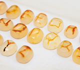 Эксклюзив! Набор из 26 агатов - «Алфавит» 90 карат 