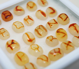 Эксклюзив! Набор из 26 агатов - «Алфавит» 90 карат 