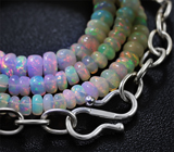 Колье из 203 эфиопских опалов 44 карат 