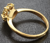 Золотое кольцо с муассанитом Золото