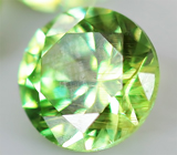 Набор из 5 уральских демантоидов 1,16 карат 