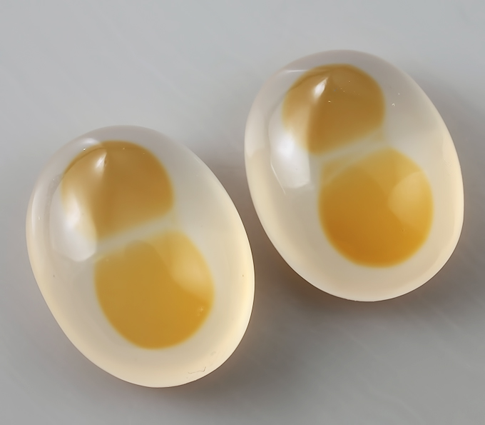 Пара индонезийских агатов с уникальным рисунком 16 карат