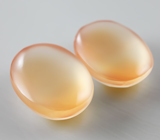 Пара индонезийских агатов с уникальным рисунком 16 карат 