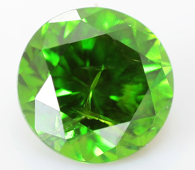 Уральский демантоид 0,91 карат! Топовый цвет