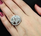 Впечатляющее серебряное кольцо «Тигр»