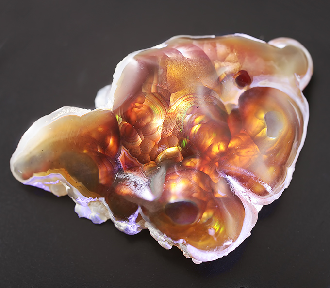 Мексиканский огненный агат 50,39 карат