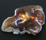 Мексиканский огненный агат 50,39 карат 