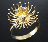 Золотое кольцо с топовым сфеном 1,63 карат Золото
