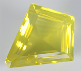 Крупный лимонный цитрин 63,2 карат 
