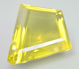 Крупный лимонный цитрин 63,2 карат 