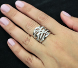 Эффектное cеребряное кольцо Серебро 925