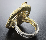 Серебряное кольцо с дублет опалом Серебро 925
