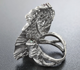Серебряное кольцо с флюоритом и родолитами Серебро 925