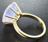 Кольцо с лавандовым аметистом Золото