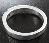 Кольцо c уральским демантоидом топового цвета Серебро 925