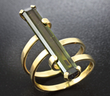 Золотое кольцо с турмалином 4,75 карат Золото