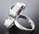 Серебряное кольцо с аметистами Серебро 925