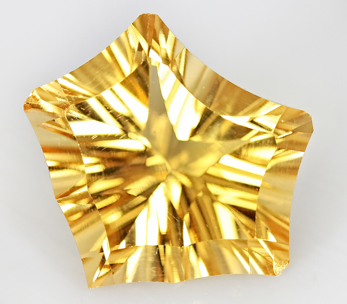 Цитрин авторской огранки 6,4 карат