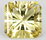 Лимонный цитрин авторской огранки 13,5 карат 