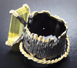 Серебряное кольцо с цитрином Серебро 925