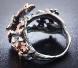 Серебряное кольцо с голубым сапфиром Серебро 925
