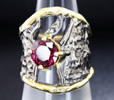 Серебряное кольцо с родолитом Серебро 925