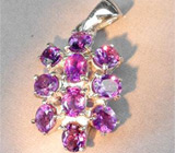 Кулон с аметистами Серебро 925