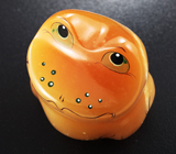 Миниатюра «Лягушка» из цельного селенита 