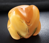 Миниатюра «Лягушка» из цельного селенита 