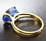 Золотое кольцо с крупным кианитом 6,62 карат Золото