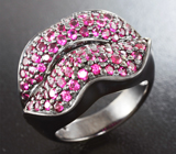 Серебряное кольцо с рубинами Серебро 925