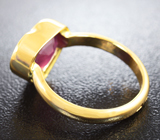 Золотое кольцо с рубином 4,98 карат Золото